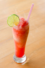 Italian red fruit soda