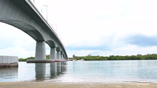 Siri Lanta Bridge in Koh Lanta, Thailand
