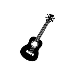 Naklejka premium acoustic guitar vector icon.classic,instrument, musical,rock,sound,acoustic,string, play,electric,concert,song,musician,guitarist symbol for web and mobile app