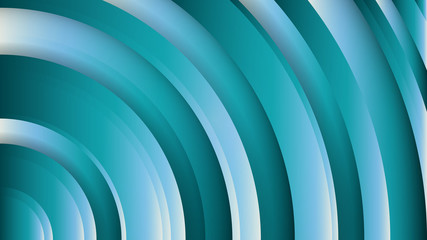 Blue futuristic and creative geometric circle patterns wallpaper. Trendy gradient shapes composition. Colorful halftone gradients. 