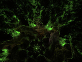 Imaginatory fractal background Image