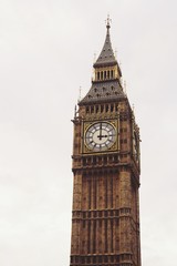 Fototapeta na wymiar Big ben o Elizabeth tower en la ciudad de Londres, Reino Unido.