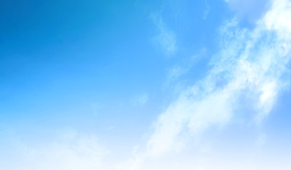 blue sky with beautiful natural white clouds