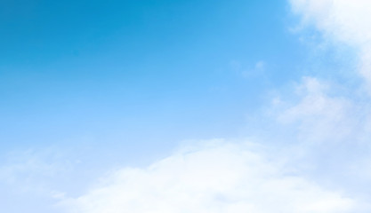 blue sky with beautiful natural white clouds