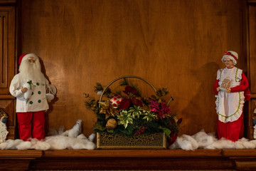 santa claus and christmas gifts