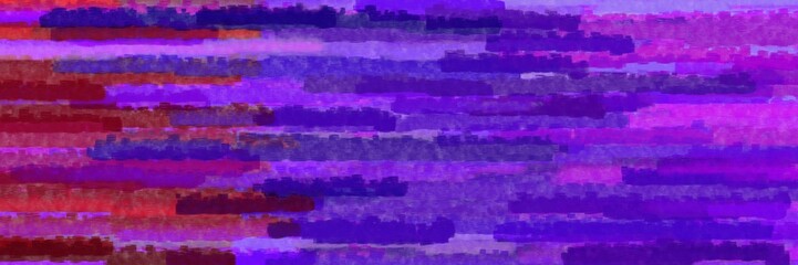 horizontal mosaic lines texture graphic with dark orchid, blue violet and dark pink colors