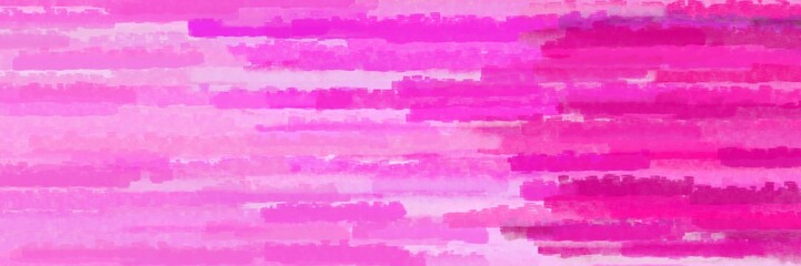 Fototapeta premium horizontal lines banner with orchid, violet and deep pink colors