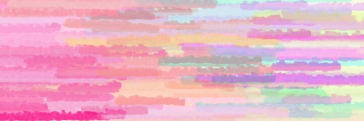 various horizontal lines banner with baby pink, hot pink and thistle colors