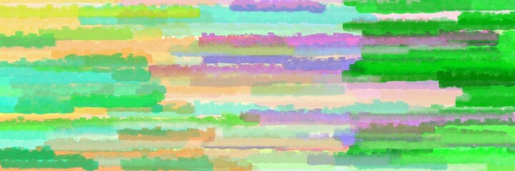 various horizontal lines banner with ash gray, tan and lime green colors