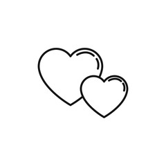 romantic passion love line style