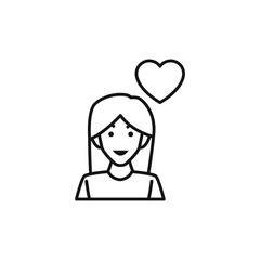 romantic passion love line style