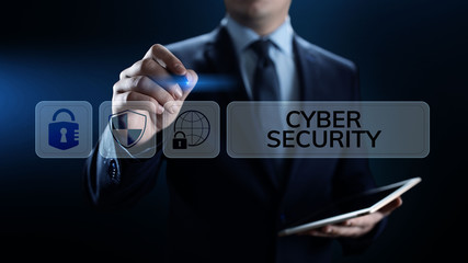 Cyber security data protection information privacy internet technology concept.