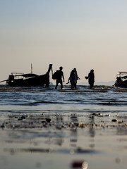 Sunset in Ao Nang Krabi province