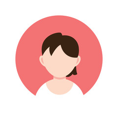 young guy avatar , person flat design icon