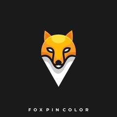Fox Illustration Vector Template