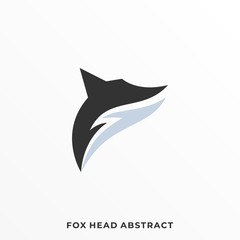 Fox Silhouette Illustration Vector Template