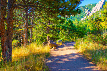 path on the Chautauqua Park zero