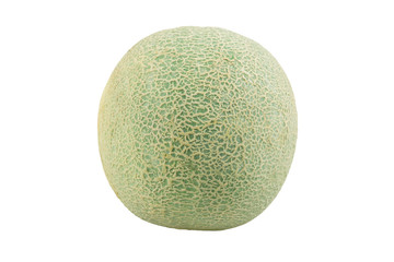 Cantaloupe melon isolated on white background with clipping path