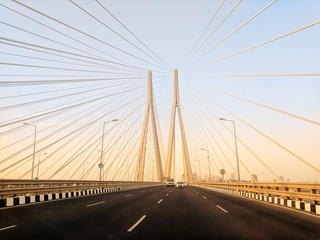 Bandra Worli Sea Link in Mumbai 