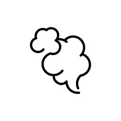 blows steam cloud comic smoke line style