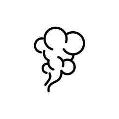 blows steam cloud comic smoke line style