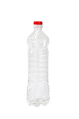 plastic and glass transparent jars and bottles for storage of vegetables and liquids.