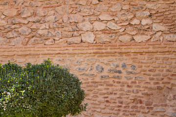 Antient wall in Medina, Marrakesh, Morocco