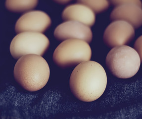 Eggs prepared for decoration for Easter celebration.