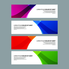 Fototapeta premium Vector Abstract design banner web template