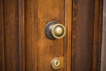 Fototapeta premium Details einer alten Holztür