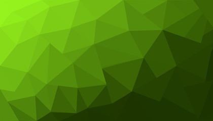 Plakat Abstract beautiful green triangle background