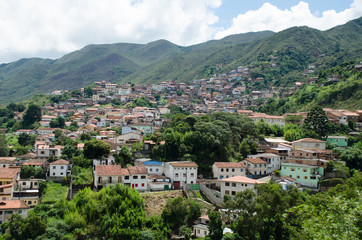 Fototapeta na wymiar View of Ouro Preto City, Brazil