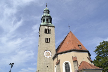 Fototapeta na wymiar old church tower