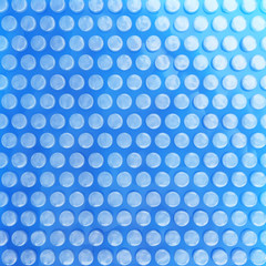 Fototapeta na wymiar render of bubble plastic on a blue background