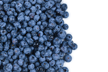 Fresh blueberry background. Texture blueberry berries close up.