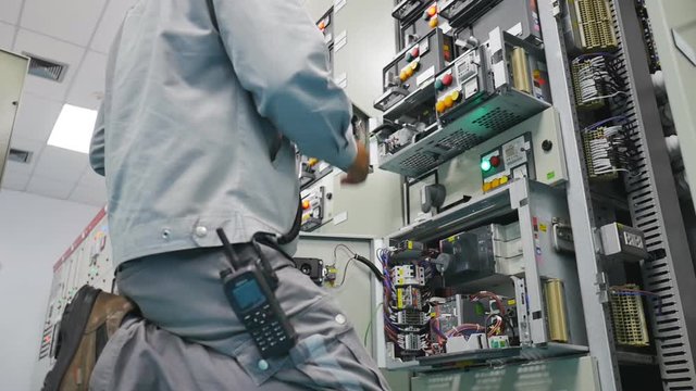Electrical engineer to check and fix electrical equipment in Substation building of Factory 