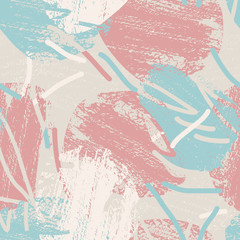 Seamless Pattern with Brush Strokes.	