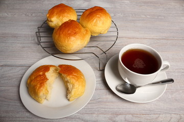 Homemade Yeast Sweet Roll Bun