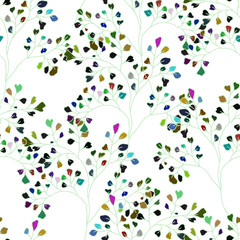 Floral seamless texture, endless pattern. Seamless pattern can be used for wallpaper and textile, pattern fills, web page background, surface textures