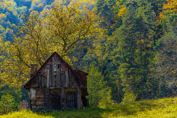  Old house in autumn