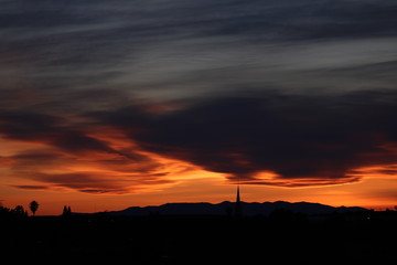 Fototapeta premium sunset in the karoo