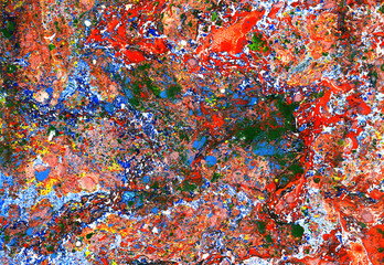 Fototapeta premium Abstract background with acrylic liquid textures.Hand drawn artwork on water marble paint.fluid colors mix.Ebru suminagashi technique.Design for wallpapers,posters,cards, websites.covers and packaging