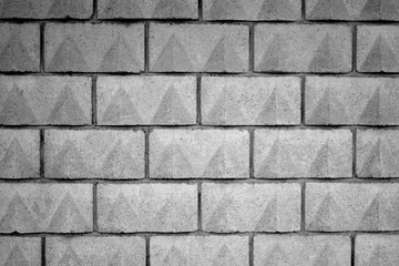 TRIANGLES WALL TEXTURE IN MONOCHROME