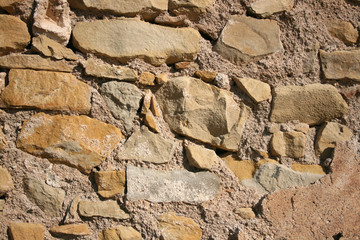 STONES ON THE OLD WALL TEXTURE