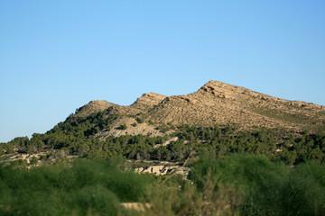 MOUNTAINS AT THE LANDSCAPE