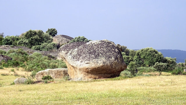 eiszeitlandschaft bei malpartida de caceres