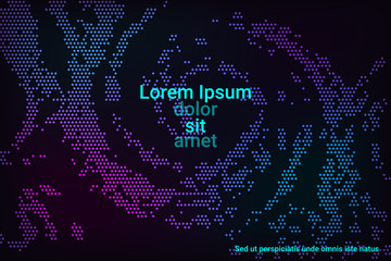 Halftone neon texture.