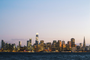 Obraz premium Modern San Fran background