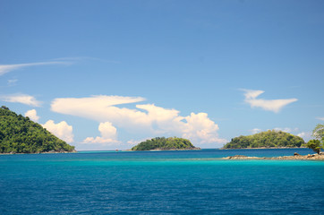 Fototapeta premium Island and sea