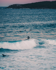 surfer in waves